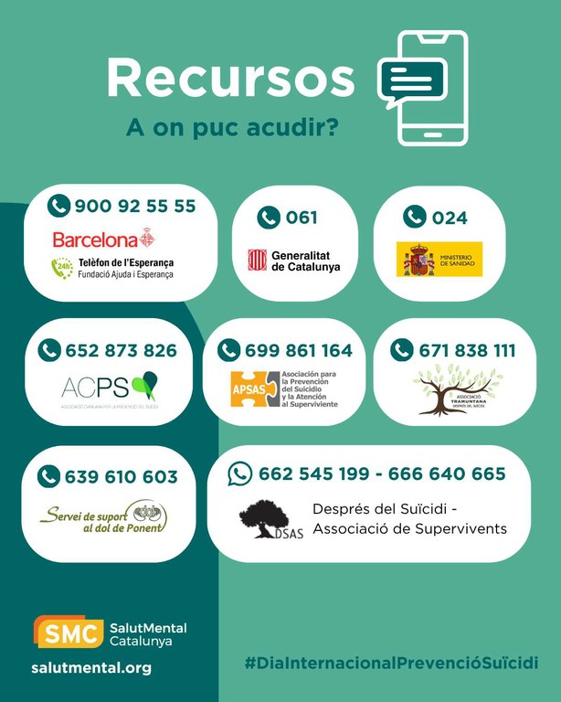 Suport a les persones amb ideació suïcida