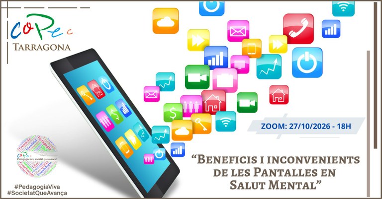 Webinar "Beneficis i inconvenients de les pantalles envers la salut mental"