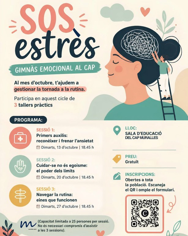 SOS estrès. Gimnàs emocional al CAP:  "Navegar la rutina: eines que funcionen"