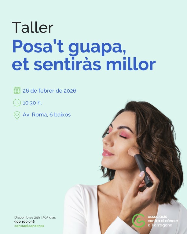 "Posa't guapa, et sentiràs millor"