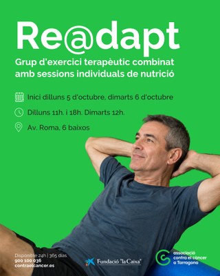Re@dapt: exercici físic terapèutic i nutrició