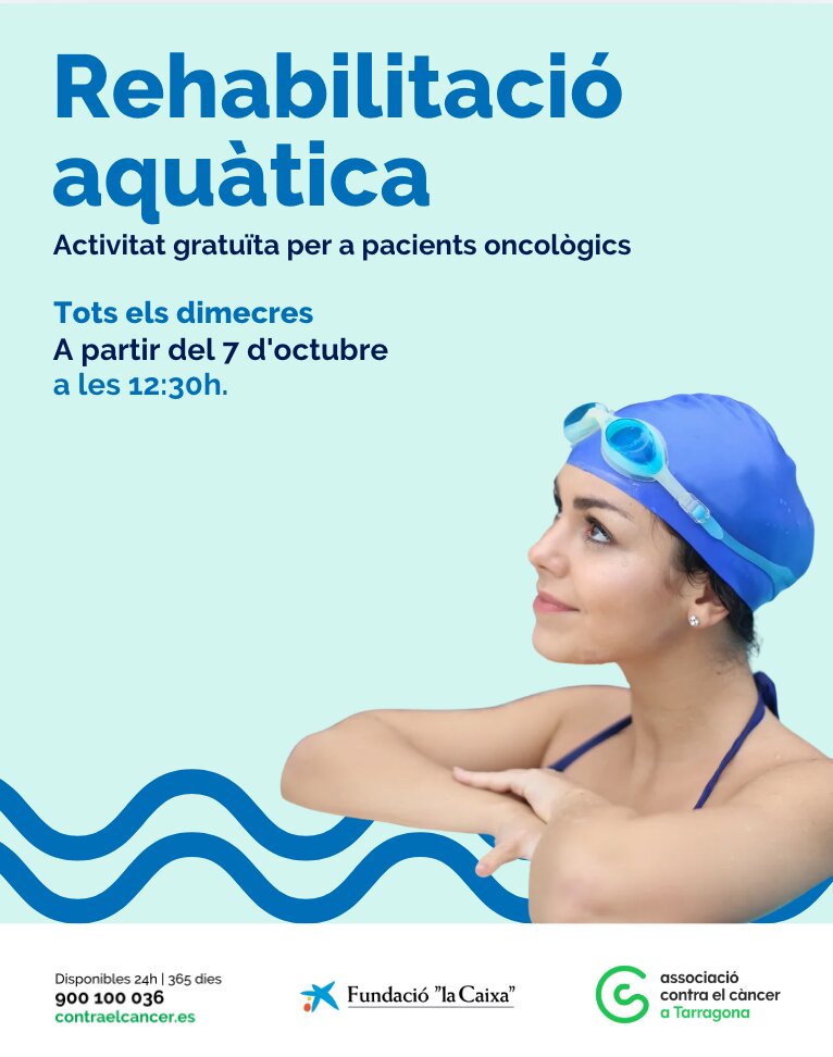 Rehabilitació aquàtica per a persones amb càncer