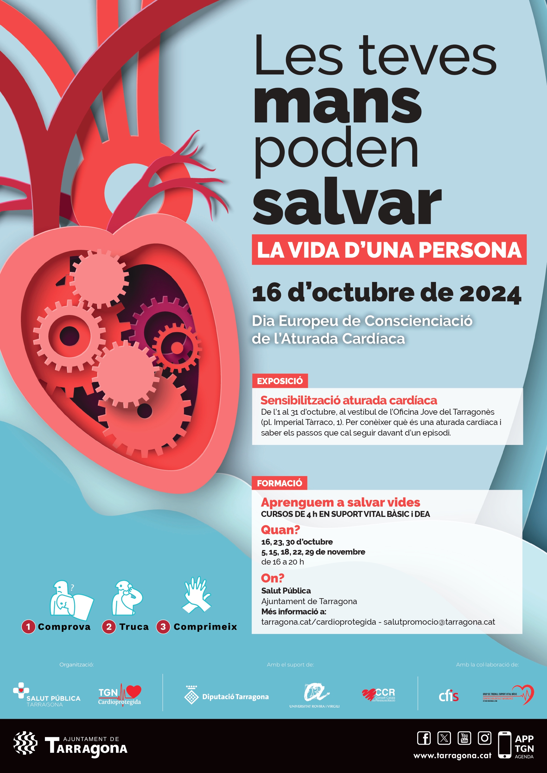 2024 Cartell Tarragona Cardioprotegida