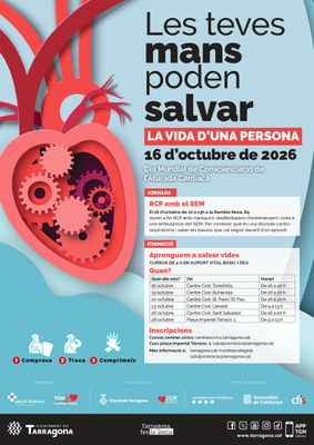 Tarragona commemora el Dia Mundial de la Sensibilització de l’Aturada Cardíaca amb jornades pràctiques de reanimació cardiopulmonar