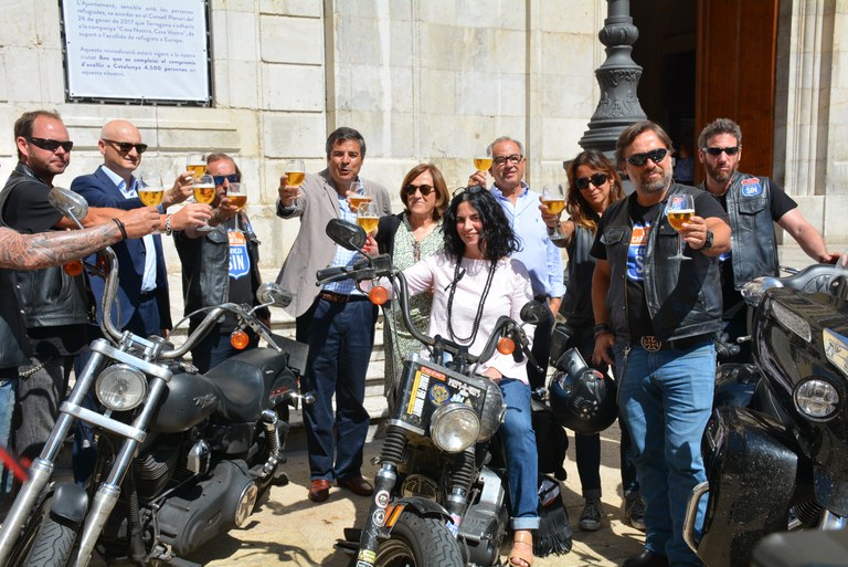 Els moters de la campanya "En la carretera, cerveza sin" arriben a Tarragona