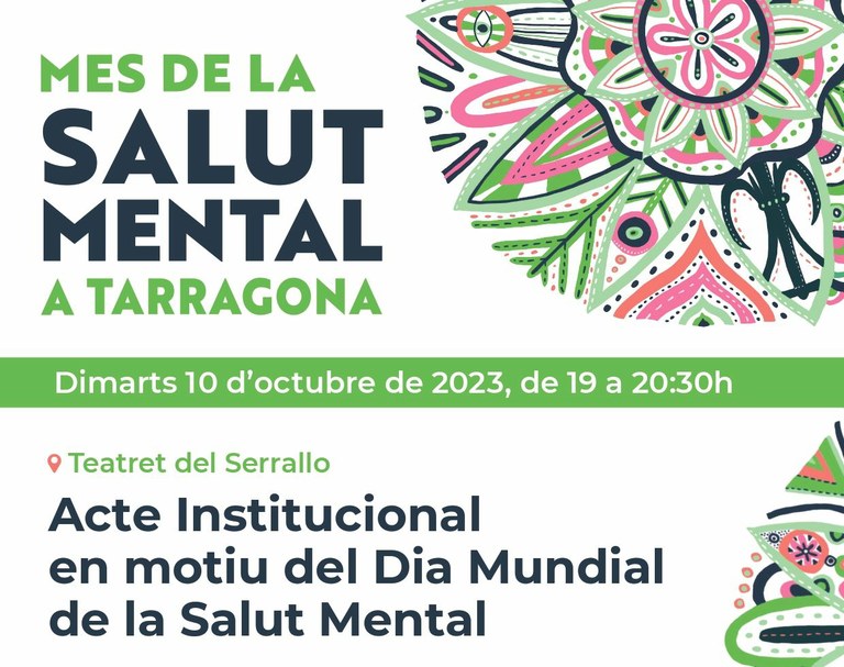 Tarragona commemora demà el Dia Mundial de la Salut Mental 