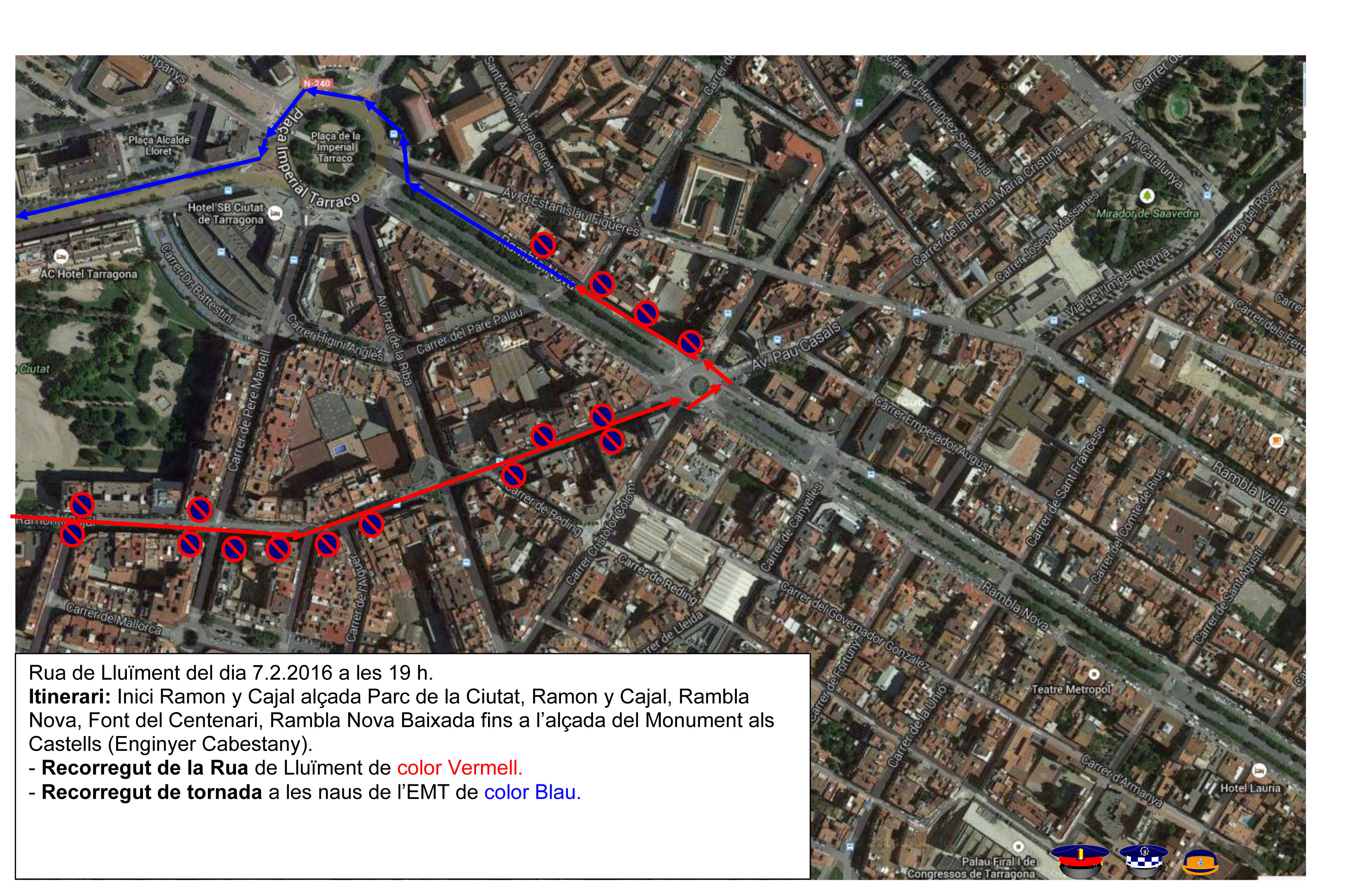 Plànol Rua de Lluïment 2016