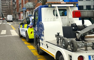 El nou contracte de la grua municipal entra en funcionament aquest dilluns