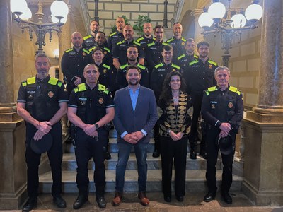 La Guàrdia Urbana incorpora les 12 persones que han superat l’última oposició d’agent