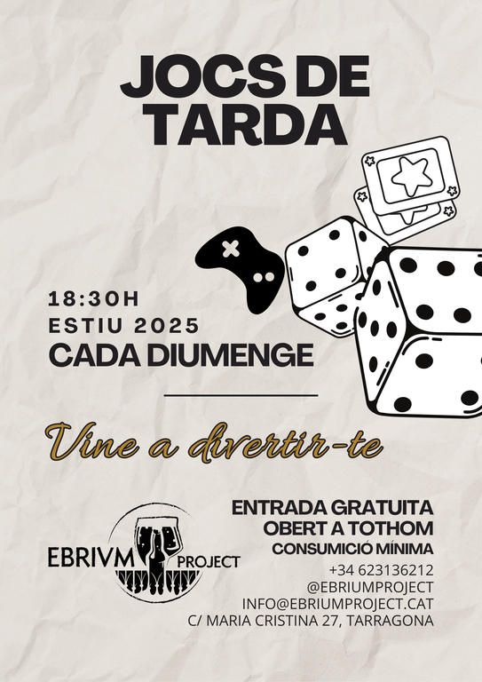 Jocs de tarda a Ebrium Project