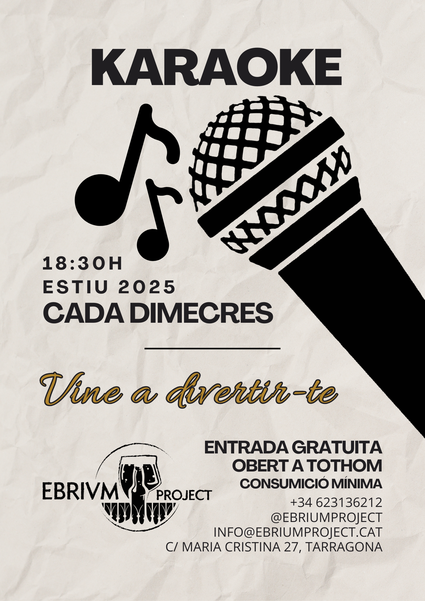 Tarda de Karaoke a Ebrium Project!