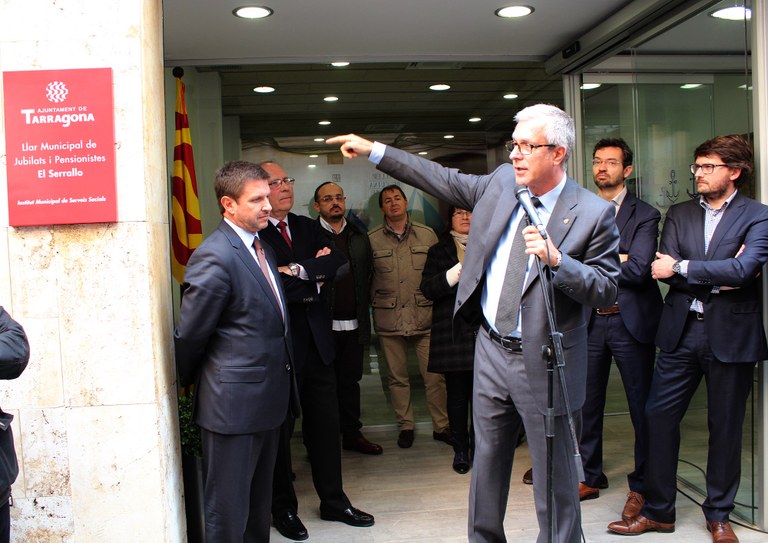 Inauguració de la llar municipal de pensionistes i jubilats de El Serrallo