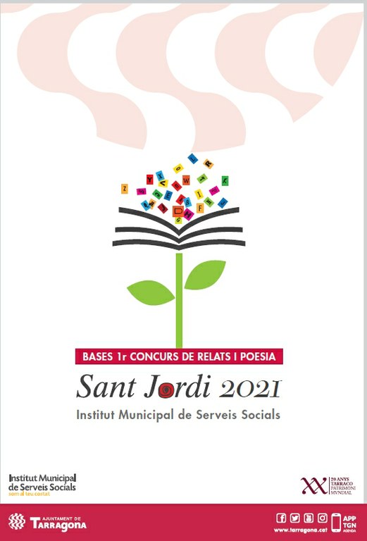 L'Institut Municipal de Serveis Socials convoca el primer Concurs Literari per Sant Jordi