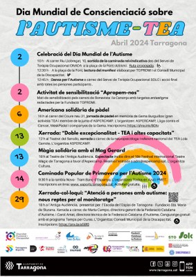  L'Ajuntament presenta el programa d'actes amb motiu del Dia Mundial de conscienciació sobre l'Autisme-Tea