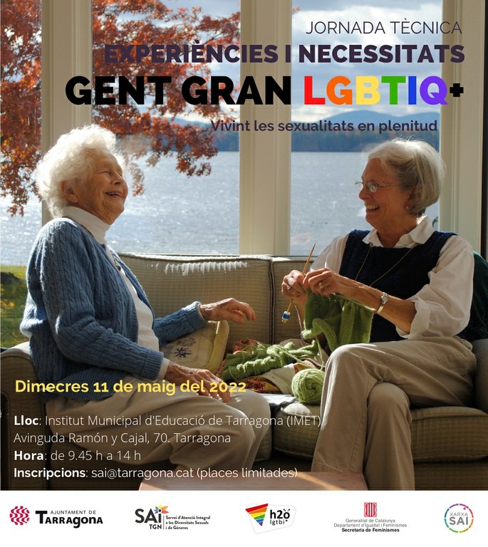 L'Ajuntament ofereix una jornada per a professionals sobre les necessitats de la gent gran LGTBIQ+