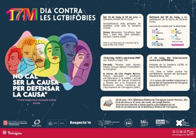 Tarragona commemora el Dia Internacional contra l'LGTBIfòbia amb diverses accions de conscienciació 