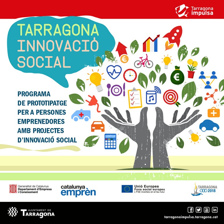 El programa Tarragona Innovació Social ajudarà el desenvolupament de projectes amb impacte social a la ciutat